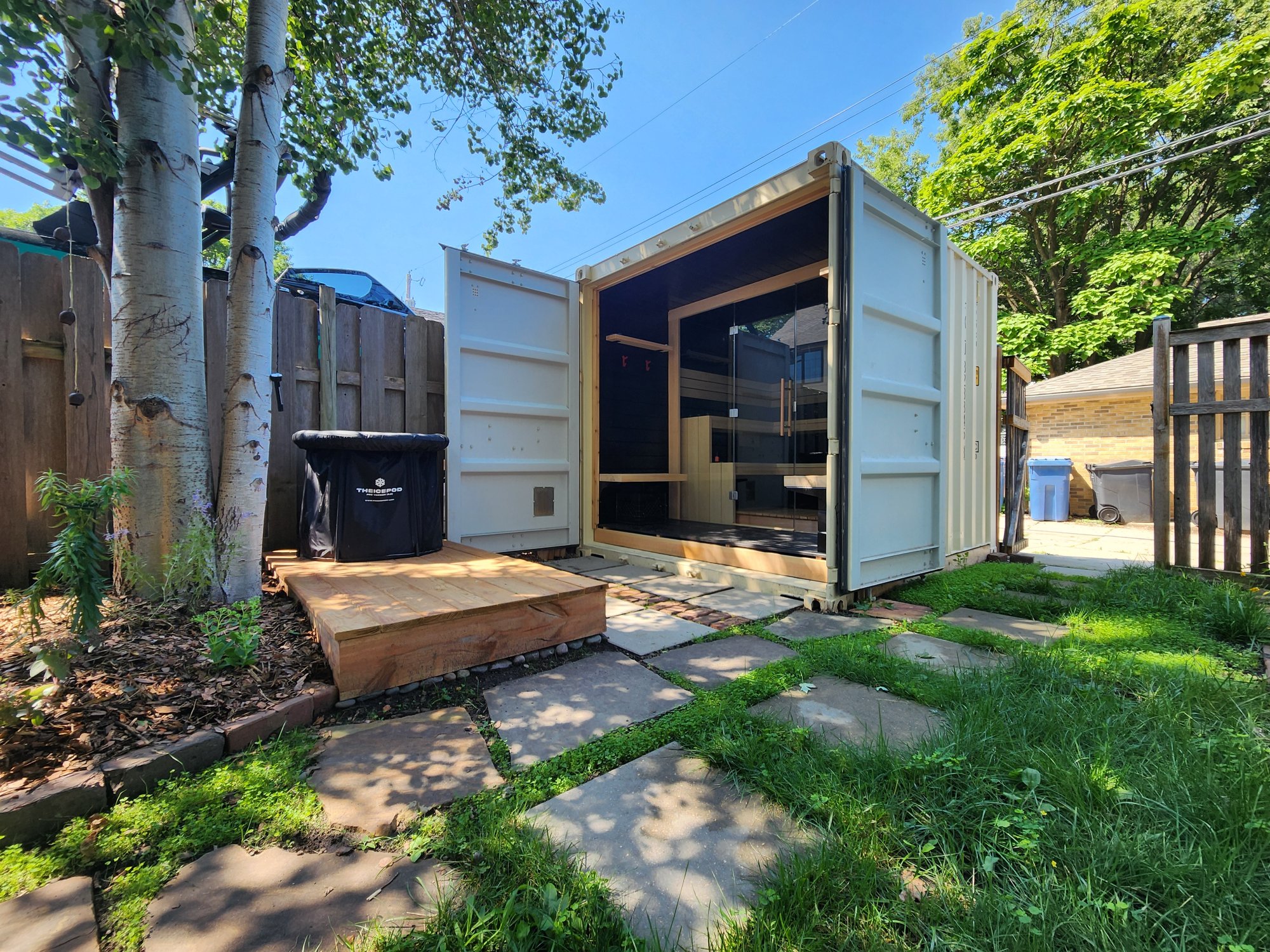 Backyard Container Conversion