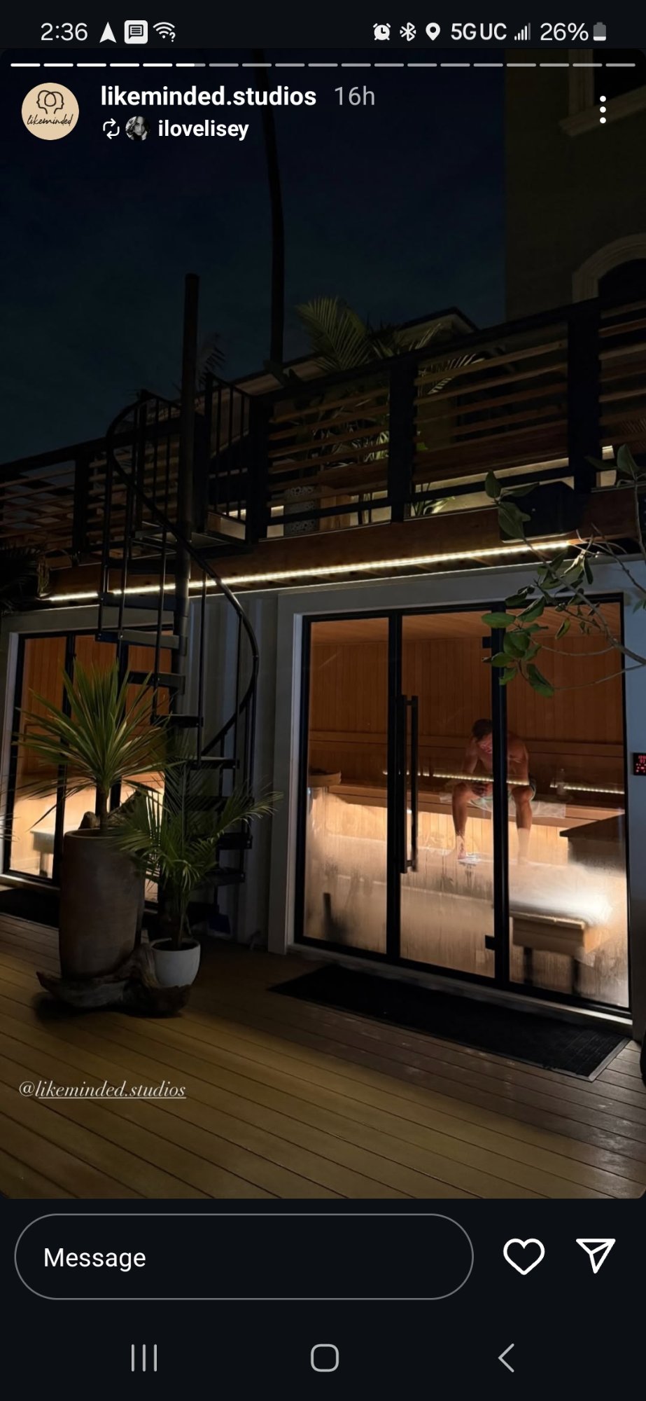 LikeMinded Container Sauna -LA