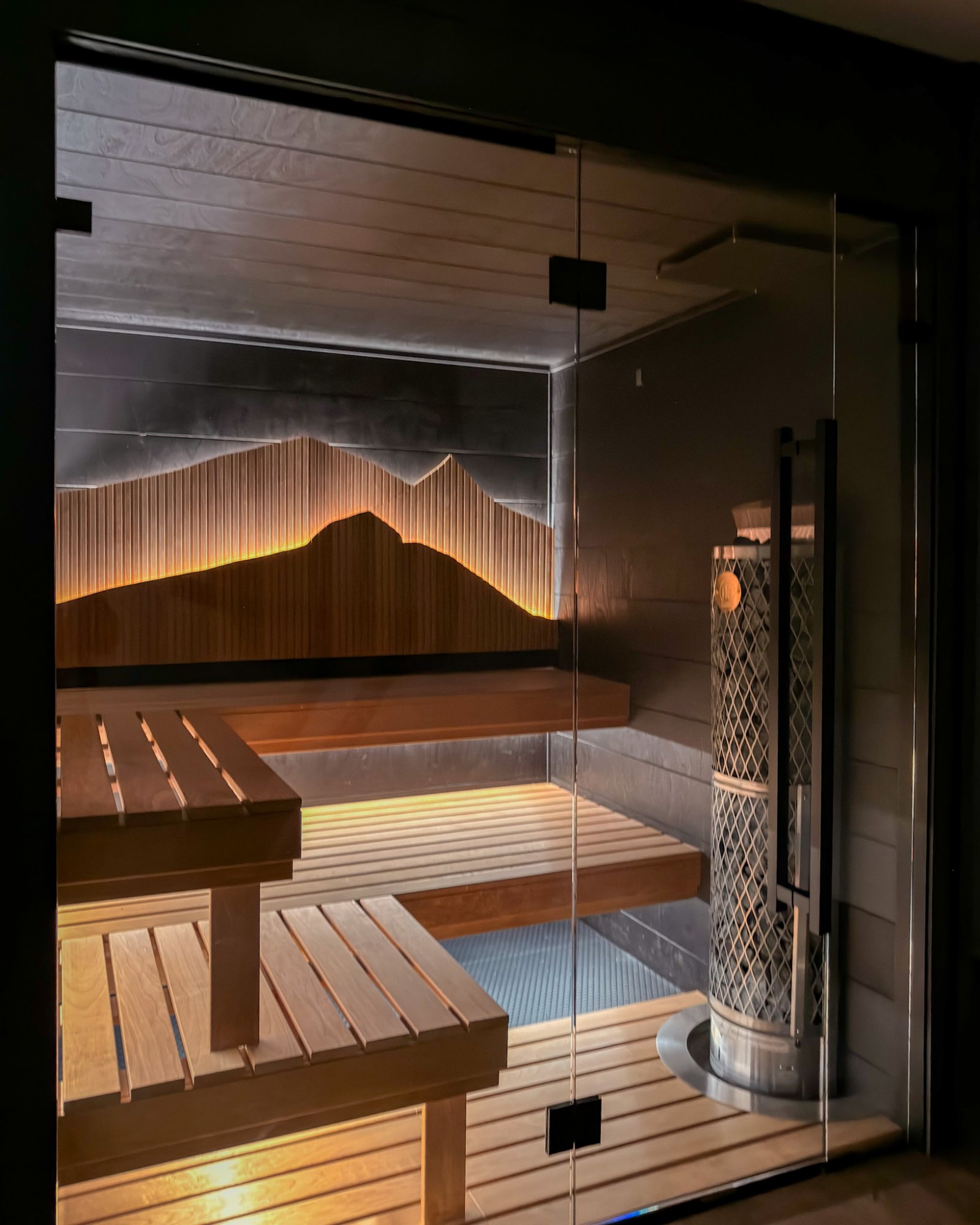 Mountain-scape Home Sauna